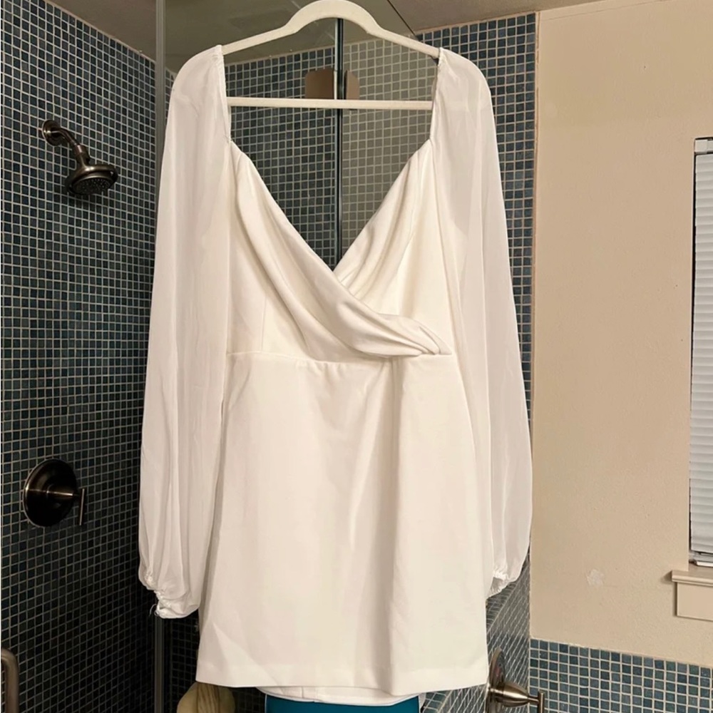 BHLDN White Mini Dress